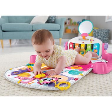 Fisher-Price&reg; Deluxe Kick and Play Piano Gym in Pink. View a larger version of this product image.