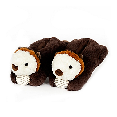 Wishpets Size Medium 12-Inch Sea Otter Slippers. View a larger version of this product image.