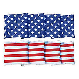 Victory Tailgate Stars and Stripes Regulation Corn-Filled Cornhole Bags (Set of 8)