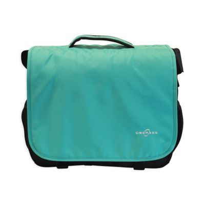 turquoise diaper bag