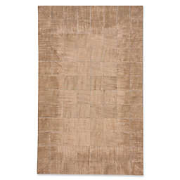 Capel Rugs Butte Brushed Blocks Leather Area Rug