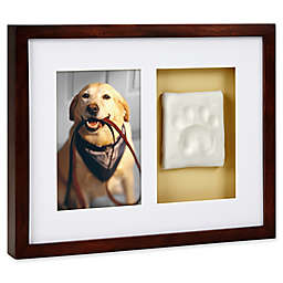 Pearhead® Paw Prints Shadowbox Frame Kit in Distressed White