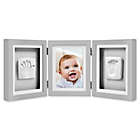 Alternate image 0 for Pearhead&reg; Babyprints 4-Inch x 6-Inch Deluxe Photo Frame in Grey