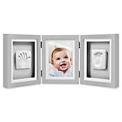 Pearhead&reg; Babyprints 4-Inch x 6-Inch Deluxe Photo Frame in Grey