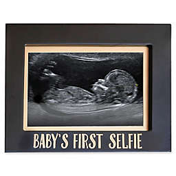 Pearhead® Baby's First Selfie 4-Inch x 5-Inch Photo Frame in Black