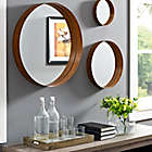 Alternate image 1 for Forest Gate&trade; Diana 3-Piece Round Banded Copper Wall Mirror
