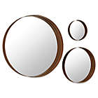 Alternate image 3 for Forest Gate&trade; Diana 3-Piece Round Banded Copper Wall Mirror