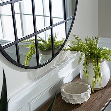 Forest Gate 40-Inch Round Beveled Window Mirror. View a larger version of this product image.