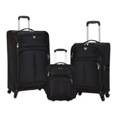 3 piece soft luggage set