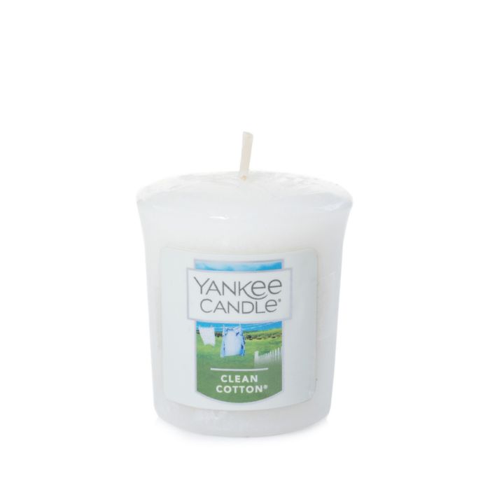 Yankee Candle Samplers Clean Cotton Votive Candle Bed Bath Beyond
