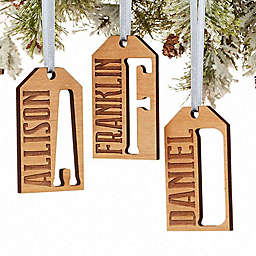 All About Family Gift Tag Christmas Ornament