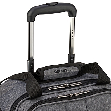 DELSEY PARIS Depart 2.0 Softside Underseat Luggage in Heather Grey. View a larger version of this product image.
