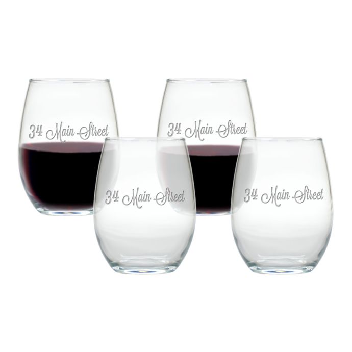 bed bath beyond stemless wine glasses
