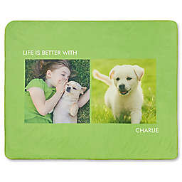 Picture Perfect 2-Photo Premium Sherpa Throw Blanket