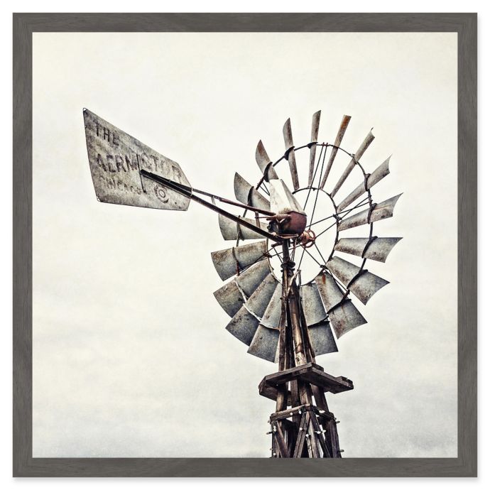 Marmont Hill Iconic Windmill 18 Inch Square Framed Wall Art Bed Bath Beyond