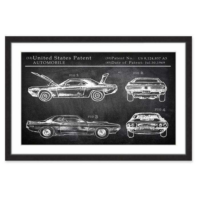 Marmont Hill 1969 Boss Mustang Framed Wall Art Bed Bath Beyond