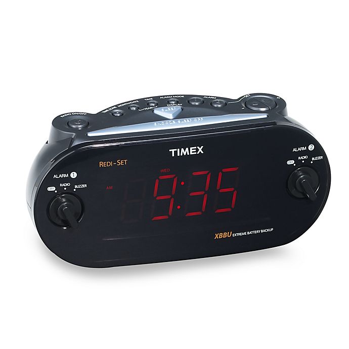 Timex Redi Set Dual Alarm Clock Radio, Dual Alarm Clock Radio