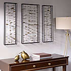 Alternate image 1 for Madison Park Clement 3-Piece Metal Wall Art