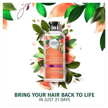 Clairiol&reg; Herbal Essences 13.5 fl. oz. Naked Volume White Grapefruit and Mosa Mint Shampoo. View a larger version of this product image.