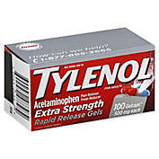 Tylenol&reg; Extra Strength 100-Count 500 mg Pain Reliever Fever Rapid Release Reducer GelCaps