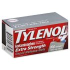 Alternate image 0 for Tylenol&reg; Extra Strength 100-Count 500 mg Pain Reliever Fever Rapid Release Reducer GelCaps