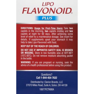 Lipo Flavonoid&reg; Plus 90-Count Caplets. View a larger version of this product image.