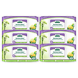 Aleva Naturals 480 Count Bamboo Baby Wipes, Economy Pack
