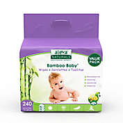 Aleva Naturals 240 Count Bamboo Baby Wipes