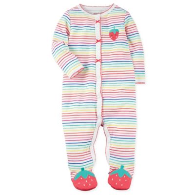 carter's strawberry sleeper