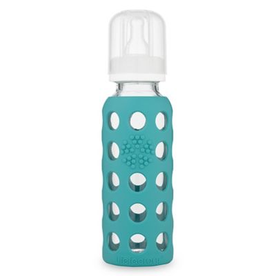 Lifefactory&reg; 9 oz. Glass Baby Bottle with Protective Silicone Sleeve