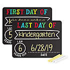 Alternate image 0 for Pearhead First and Last Day Photo Background Chalkboard Signs (Set of 2)