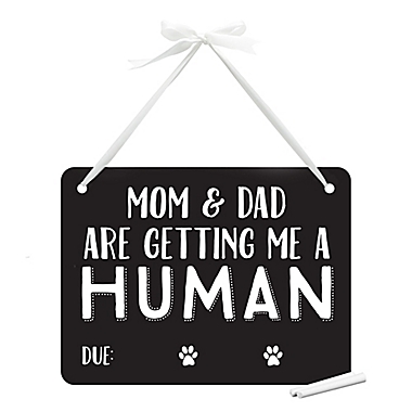 Pearhead&reg; Pet&#39;s Baby Announcement Chalkboard. View a larger version of this product image.