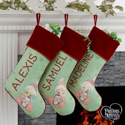 precious moments christmas stocking