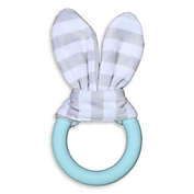 Teething Armour Bunny Teething Ring in Aqua
