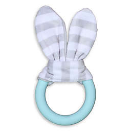 Teething Armour Bunny Teething Ring in Aqua