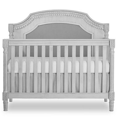 antique grey crib