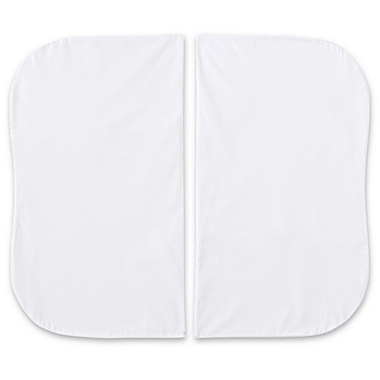 HALO&reg; Bassinest&reg; Twin Sleeper Cotton Fitted Sheets in White (Set of 2). View a larger version of this product image.