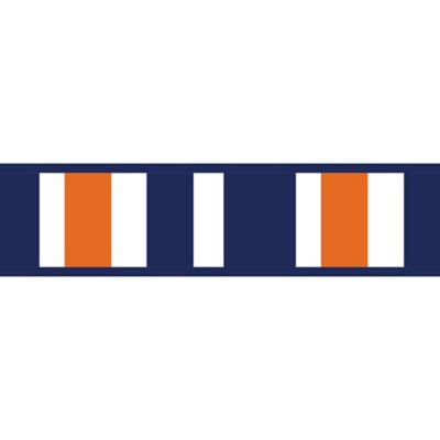 orange and navy wallpaper