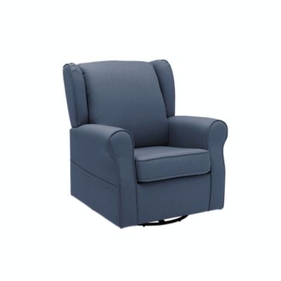 blue nursery chair