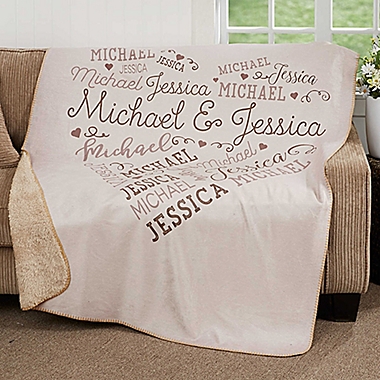 Our Loving Heart Premium Sherpa Throw Blanket. View a larger version of this product image.