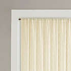 Alternate image 2 for Madison Park Irina Diamond Sheer 84-Inch Rod Pocket Window Curtain Panel in Ivory (Single)