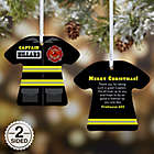 Alternate image 0 for Firefighter Uniform 2-Sided Christmas Ornament
