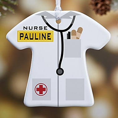 Medical Uniform 1-Sided Christmas Ornament. View a larger version of this product image.