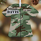 Alternate image 0 for Army Uniform 1-Sided Christmas Ornament