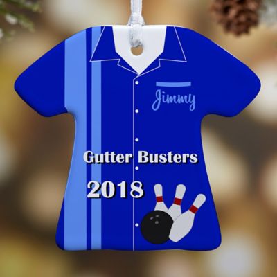 Bowling T-Shirt Christmas Ornament Collection