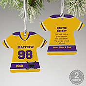 Hockey Sports Jersey T-Shirt Christmas Ornament Collection