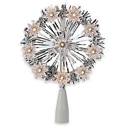 Northlight 7-Inch Lit Tree Topper in Silver