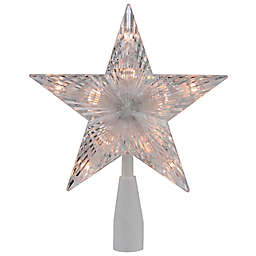 Northlight Star 7-Inch Lighted Christmas Tree Topper with Clear Lights