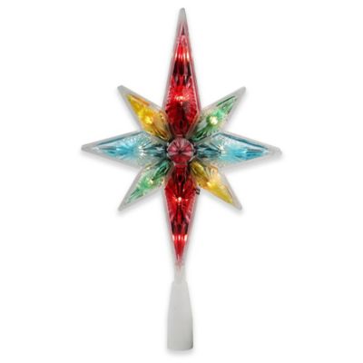 lighted christmas tree star