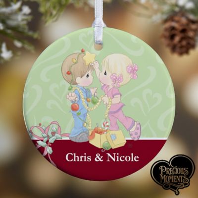 couples christmas ornament